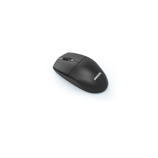 Philips SPK7347 Siyah Kablosuz Optik Mouse - 1200 DPI, 3 Tuşlu, Sessiz Tıklama, 2.4 GHz USB, 24 Ay Türkiye Garantili