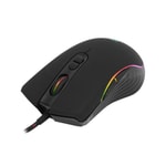 Frisby FM-G3720K GX30 Kablolu Optik Oyuncu Mouse - 8000 DPI Hassasiyet, 7 Tuş, Siyah, RGB Aydınlatma, Oyun ve E-Spor