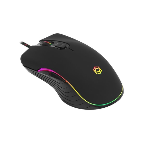 Frisby FM-G3720K GX30 Kablolu Optik Oyuncu Mouse - 8000 DPI Hassasiyet, 7 Tuş, Siyah, RGB Aydınlatma, Oyun ve E-Spor