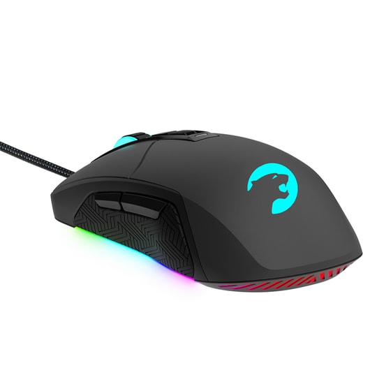 Gamepower Kyojin RGB Kablolu Optik Oyuncu Mouse - 12.800 DPI, 7 Tuş, Sunplus 199 Sensör, 6 DPI Seviyesi, Siyah