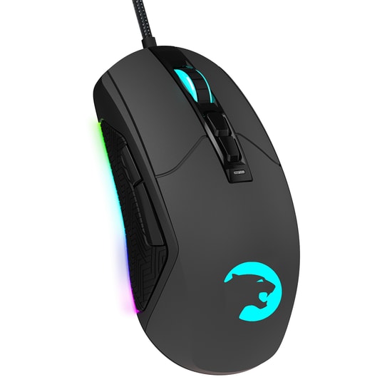 Gamepower Kyojin RGB Kablolu Optik Oyuncu Mouse - 12.800 DPI, 7 Tuş, Sunplus 199 Sensör, 6 DPI Seviyesi, Siyah
