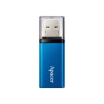 Apacer AH25C 64GB USB 3.2 Gen 1 Mavi USB Bellek (AP64GAH25CU-1) - Şık Tasarım, Yüksek Hızlı Veri Aktarımı, 5 Yıl Garanti
