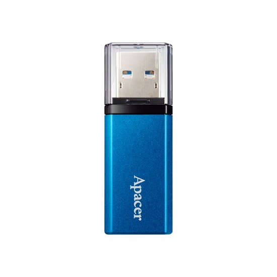 Apacer AH25C 64GB USB 3.2 Gen 1 Mavi USB Bellek (AP64GAH25CU-1) - Şık Tasarım, Yüksek Hızlı Veri Aktarımı, 5 Yıl Garanti