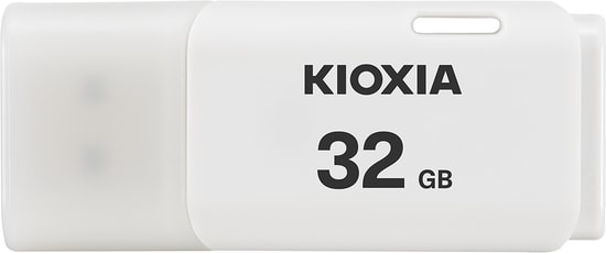 KIOXIA TransMemory U202 32GB Beyaz USB 2.0 Flash Bellek (LU202W032GG4) - NAND, Anahtarlık Deliği, Kompakt Tasarım