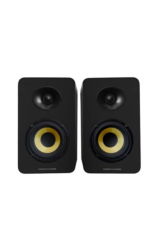 Thonet Vander Vertrag 2.0 80W Siyah Hoparlör (VERTRAG-SIYAH) - 1+1 Kanal, Bluetooth, 80W RMS, Sinema Ses Sistemi
