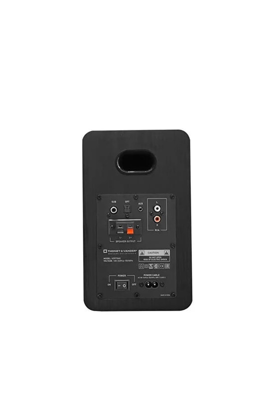 Thonet Vander Vertrag 2.0 80W Siyah Hoparlör (VERTRAG-SIYAH) - 1+1 Kanal, Bluetooth, 80W RMS, Sinema Ses Sistemi