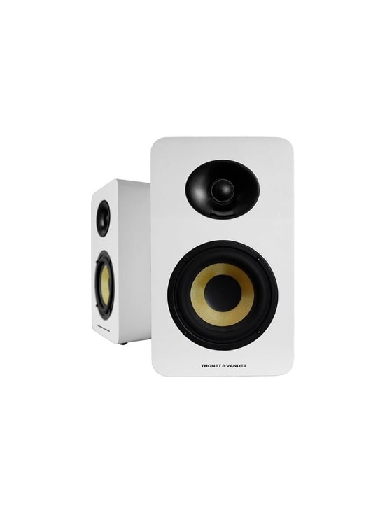 Thonet Vander Vertrag 2.0 80W Beyaz Hoparlör (VERTRAG-BEYAZ) - 1+1 Kanal, Bluetooth, 80W RMS, Sinema Ses Sistemi
