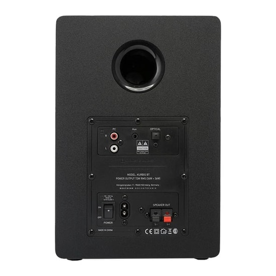 Thonet Vander Kurbis 2.0 72W Ahşap Hoparlör (KURBIS-AHSAP) - 1+1 Kanal, Bluetooth, 72W RMS, Sinema Ses Sistemi