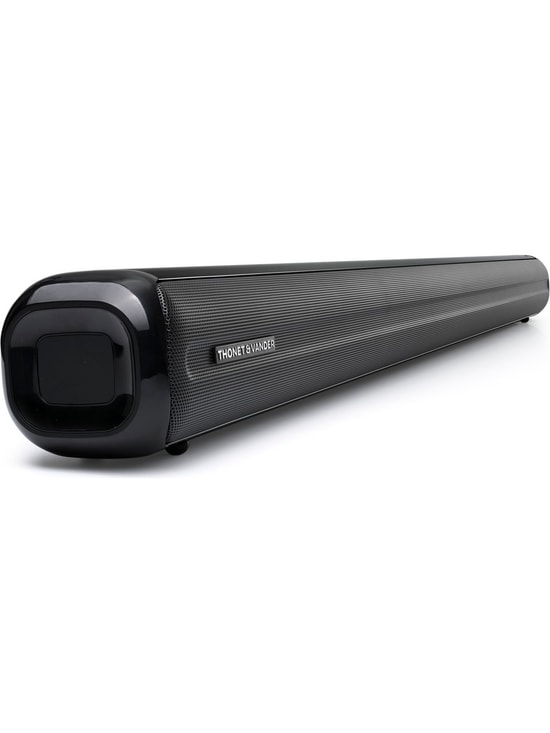 Thonet Vander Kino Bluetooth Hoparlör Soundbar (KINO) - 20W Güç, TWS Teknolojisi, Taşınabilir, Siyah Renk Speaker