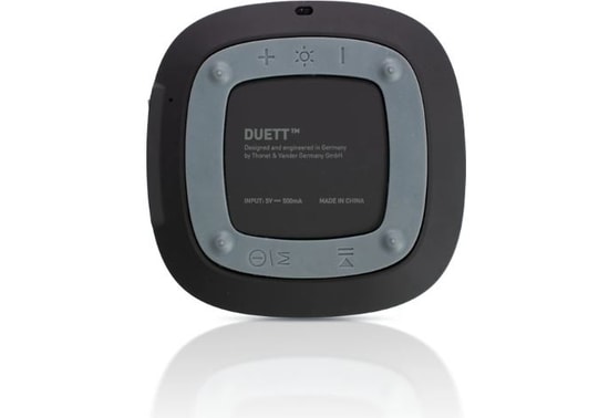Thonet Vander Duett Bluetooth Hoparlör (DUETT-SIYAH) - 30W Güç, TWS Teknolojisi, 12 Saat Çalma Süresi, Taşınabilir Siyah