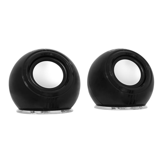 Frisby FS-2130U-RGB-LED 6W 1+1 Stereo Siyah USB Hoparlör - RGB Led Işıklı, 3.5mm Jack, Kompakt Notebook Ses Sistemi