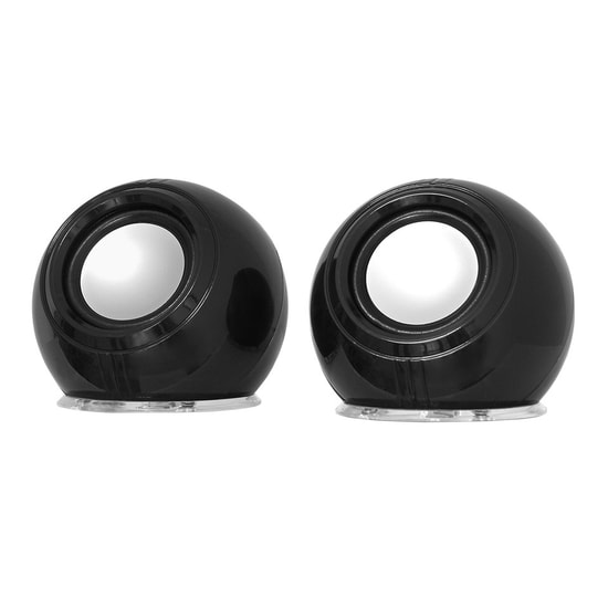 Frisby FS-2130U-RGB-LED 6W 1+1 Stereo Siyah USB Hoparlör - RGB Led Işıklı, 3.5mm Jack, Kompakt Notebook Ses Sistemi