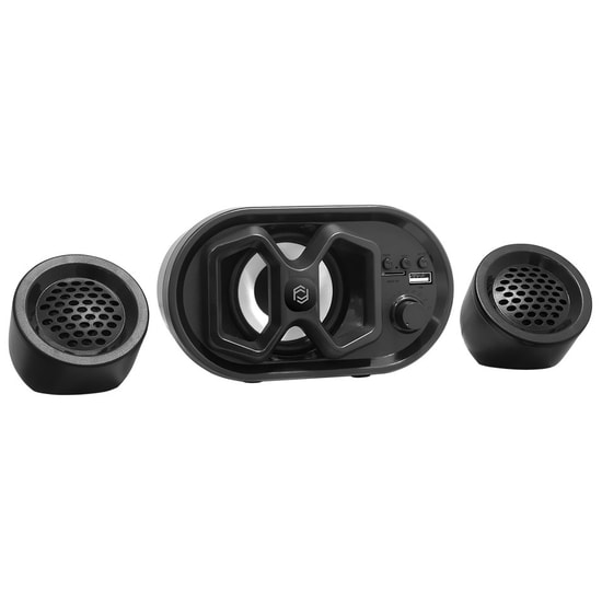 Frisby FS-2422U 2+1 Siyah Bluetooth Hoparlör Ses Sistemi - 11W RMS, USB, TF Kart, Aux, Subwoofer, 2.1 Kanal Yapısı