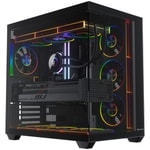 Gamepower Warcry Ravora 650W (RAVORA-650W-SIYAH-GP) Gaming Kasa - 7xARGB Fan, 80+ Bronze, Temperli Cam, ATX Midi Tower