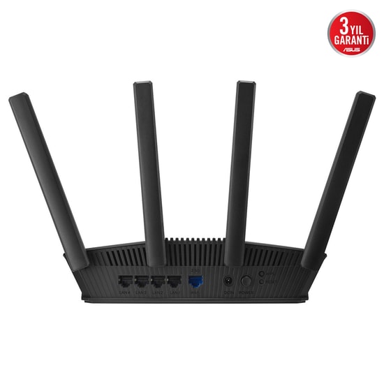 ASUS RT-BE55 WiFi 7 3600 Mbps AiMesh Router - BE3600, Çift Bant, 4 Anten, 2.5G WAN, VPN, Güvenlik ve Ebeveyn Kontrolü