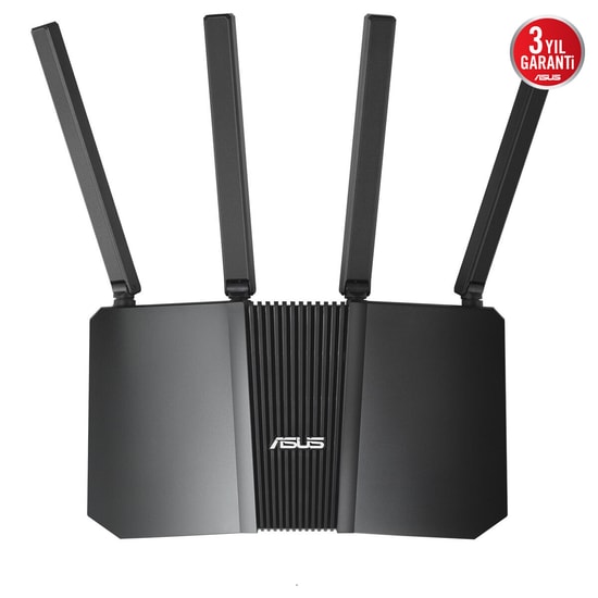 ASUS RT-BE55 WiFi 7 3600 Mbps AiMesh Router - BE3600, Çift Bant, 4 Anten, 2.5G WAN, VPN, Güvenlik ve Ebeveyn Kontrolü