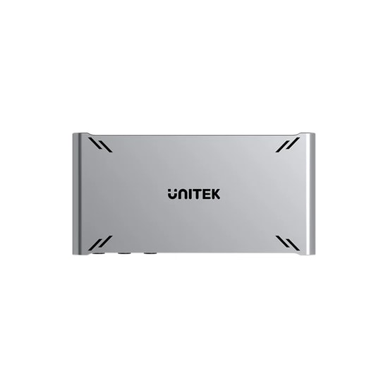 Unitek D1118AGY01-EU USB-C 10Gbps HDMI KVM Switch - 2 Bilgisayar 1 Monitör Paylaşımı, 4K 30Hz, 5 Port USB Çoklayıcı
