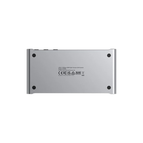 Unitek D1118AGY01-EU USB-C 10Gbps HDMI KVM Switch - 2 Bilgisayar 1 Monitör Paylaşımı, 4K 30Hz, 5 Port USB Çoklayıcı