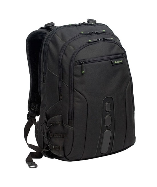 Targus EcoSpruce 15.6" Siyah Sırt Çantası (TBB013EU) - Geri Dönüştürülmüş Kumaş, Su Geçirmez Taban, Hızlı Erişim Cepli