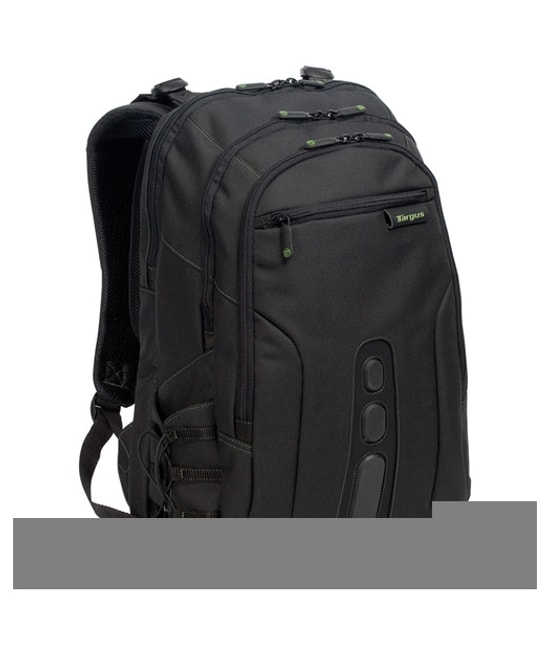 Targus EcoSpruce 15.6" Siyah Sırt Çantası (TBB013EU) - Geri Dönüştürülmüş Kumaş, Su Geçirmez Taban, Hızlı Erişim Cepli