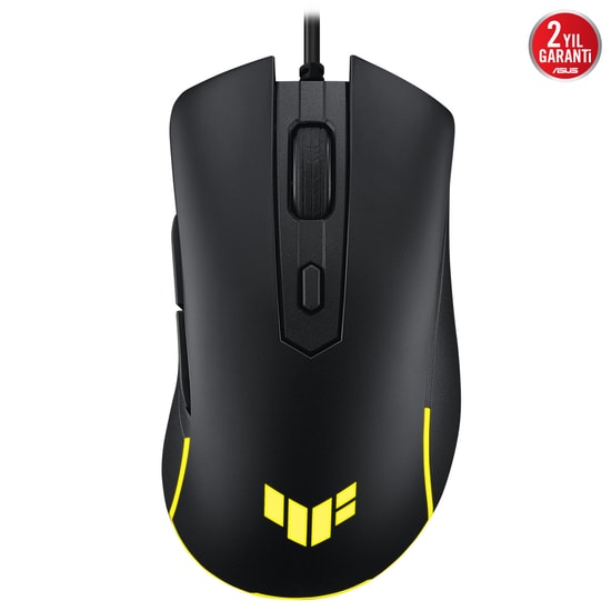 ASUS TUF Gaming M3 Gen II Kablolu Oyuncu Mouse - 8000 DPI Optik Sensör, 59g Hafif Tasarım, 60M Tıklama, Aura Sync RGB