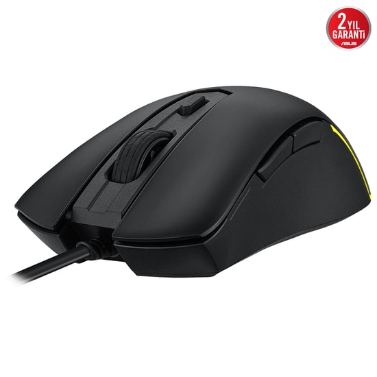 ASUS TUF Gaming M3 Gen II Kablolu Oyuncu Mouse - 8000 DPI Optik Sensör, 59g Hafif Tasarım, 60M Tıklama, Aura Sync RGB