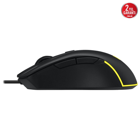 ASUS TUF Gaming M3 Gen II Kablolu Oyuncu Mouse - 8000 DPI Optik Sensör, 59g Hafif Tasarım, 60M Tıklama, Aura Sync RGB