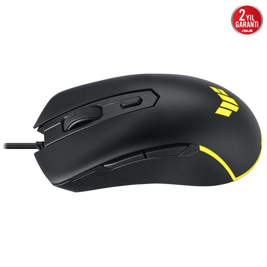 ASUS TUF Gaming M3 Gen II Kablolu Oyuncu Mouse - 8000 DPI Optik Sensör, 59g Hafif Tasarım, 60M Tıklama, Aura Sync RGB