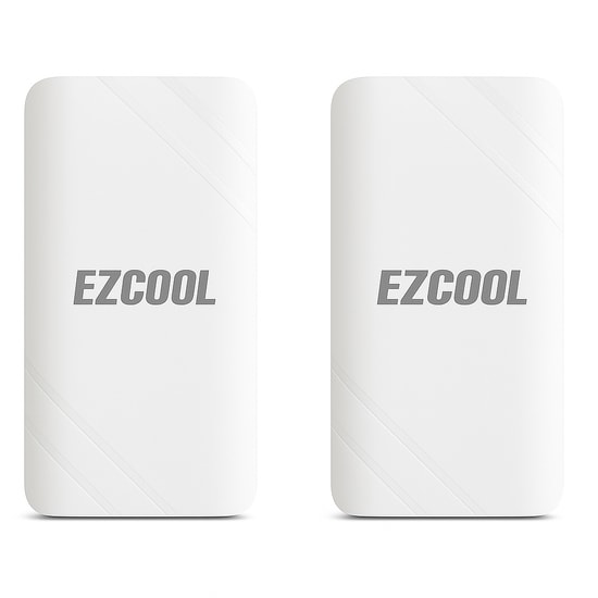 Ezcool EZ-W240AN 300Mbps 1km Dış Ortam Access Point - 2.4GHz WiFi, 8dBi Anten, 2'li Set, IP65, 2x Gigabit Port, POE