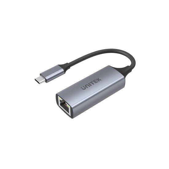 Unitek U1312A USB Type-C to Gigabit Ethernet Ağ Adaptörü Dönüştürücü - 1 Gbps Veri Hızı, 10/100/1000 Mbps, Beyaz Kablo
