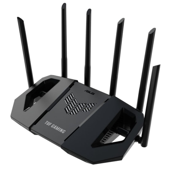 Asus TUF Gaming TUF-BE6500 WiFi 7 6500 Mbps Dual Band Router - 5 Port, 2.5G WAN/LAN, AiMesh, AiProtection, VPN, USB