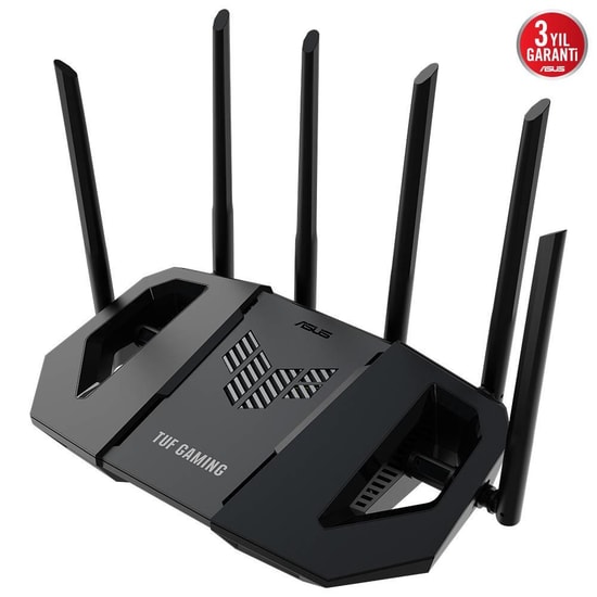 Asus TUF Gaming TUF-BE6500 WiFi 7 6500 Mbps Dual Band Router - 5 Port, 2.5G WAN/LAN, AiMesh, AiProtection, VPN, USB