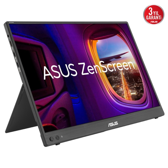 Asus ZenScreen MB16FC 16" WUXGA Taşınabilir IPS Monitör - 1920x1200, 75Hz, 5ms, 16:10, Low Blue Light, Flicker Free