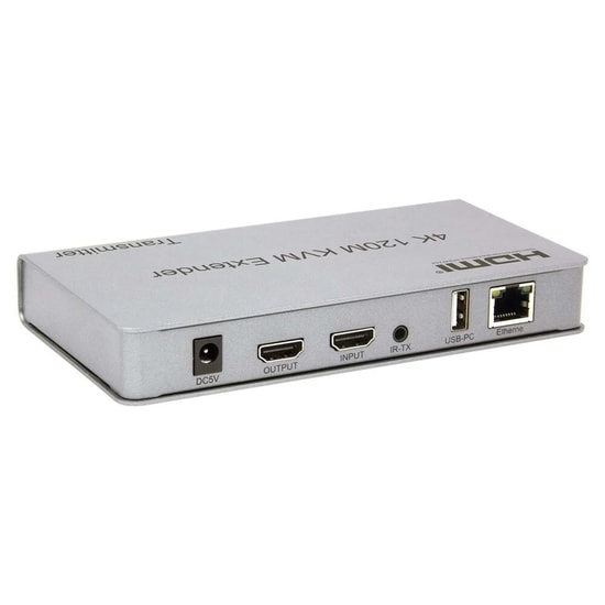 Ezcool EZ-3020EX HDMI USB KVM Extender 4K - 120 Metre Mesafe, Cat5e/Cat6 Üzerinden Görüntü ve USB Uzatma Seti