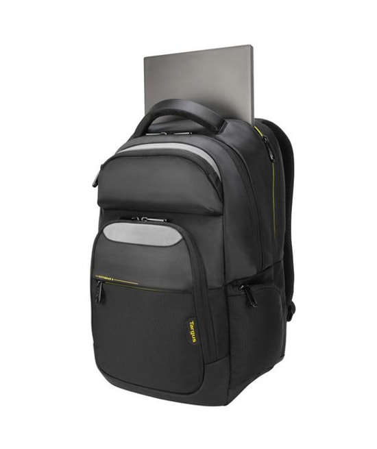 Targus CityGear TCG670GL 17.3" Laptop Sırt Çantası (TARTCG670GL) - Siyah, 325x490x210 mm, Suluk Bölmeli, Konforlu Tasarı