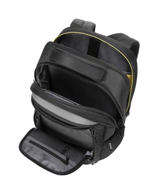 Targus CityGear TCG670GL 17.3" Laptop Sırt Çantası (TARTCG670GL) - Siyah, 325x490x210 mm, Suluk Bölmeli, Konforlu Tasarı