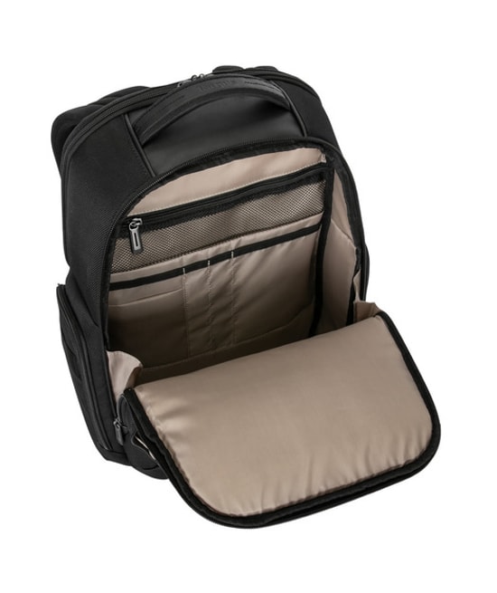 Targus Mobile Elite TBB618GL 15.6" Siyah Laptop Sırt Çantası - İnce Tasarım, Konforlu Panel, Çoklu Bölmeli Yapı