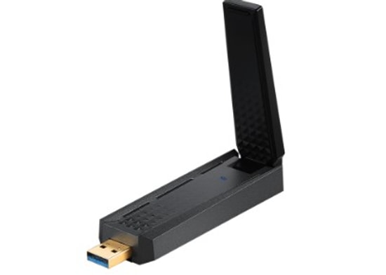 MSI AXE5400 WiFi 6E USB Adaptör - Üç Bant 2.4GHz/5GHz/6GHz, 5400Mbps Hız, WPA3 Güvenlik, Yüksek Performans