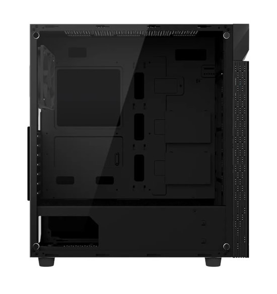 Gigabyte C200 Glass (GB-C200G) Siyah Mid Tower ATX Bilgisayar Kasası - 4x120mm ARGB Fan, Temperli Cam, USB 3.0, PSU Yok