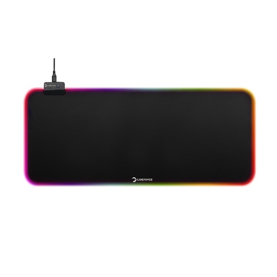 Gamepower GPR700 RGB Gaming Kumaş Mouse Pad (GP700RGB) - 700x300x4mm, Su Geçirmez, RGB Aydınlatma, Kauçuk Kaymaz Taban