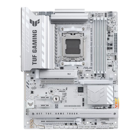 Asus TUF GAMING B850-PRO WIFI7 W NEO AM5 DDR5 Anakart - 9000MHz(OC), WiFi 7, 2.5G LAN, 3xM.2, PCIe 5.0, ATX, AI Ready