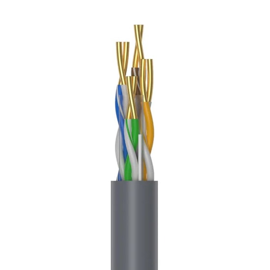 Unitek Y-C876AGY CAT6 UTP 305M Gri Bakır Network Kablosu - 23AWG Saf Bakır, 250MHz Gigabit Hız, Fluke Sertifikalı