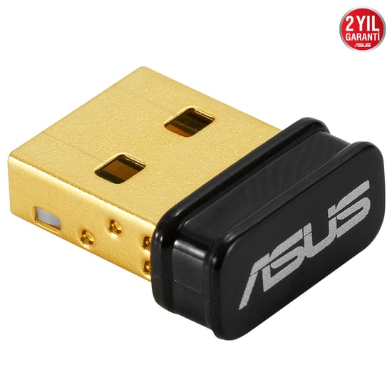 Asus USB-BT500 Bluetooth 5.0 USB Adaptör - Nano Tasarım, 2 Kat Daha Hızlı, 4 Kat Geniş Menzil, BLE, USB 2.0