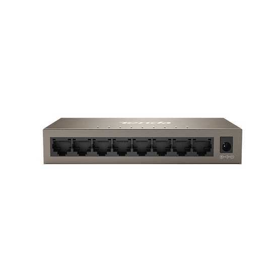 Tenda TEG1008M 8 Port 10/100/1000 Mbps Gigabit Masaüstü Switch - Metal Kasa, Yönetilemez, Tak ve Çalıştır Özellikli