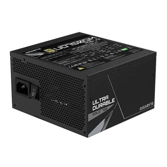 Gigabyte GP-UD750GM PG5 V2 750W 80+ Gold Güç Kaynağı - Tam Modüler, ATX 3.1, PCIe Gen 5.1, Aktif PFC, 120mm Smart Fan PS