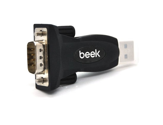Beek BA-USB-RS232 USB 2.0 to RS232 Seri Port Dönüştürücü Adaptör - DB9 Erkek Konnektör, Tak Çalıştır, Çevirici Adaptör