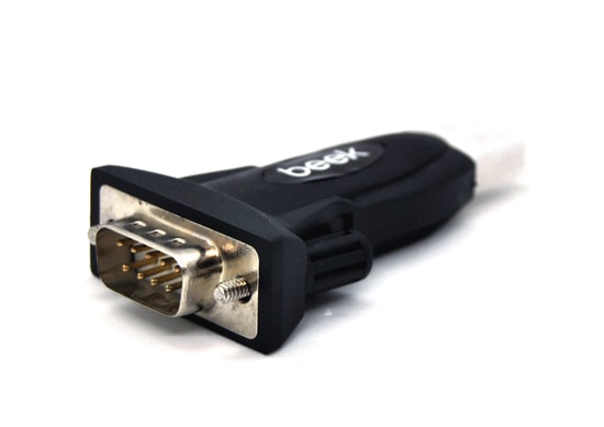 Beek BA-USB-RS232 USB 2.0 to RS232 Seri Port Dönüştürücü Adaptör - DB9 Erkek Konnektör, Tak Çalıştır, Çevirici Adaptör