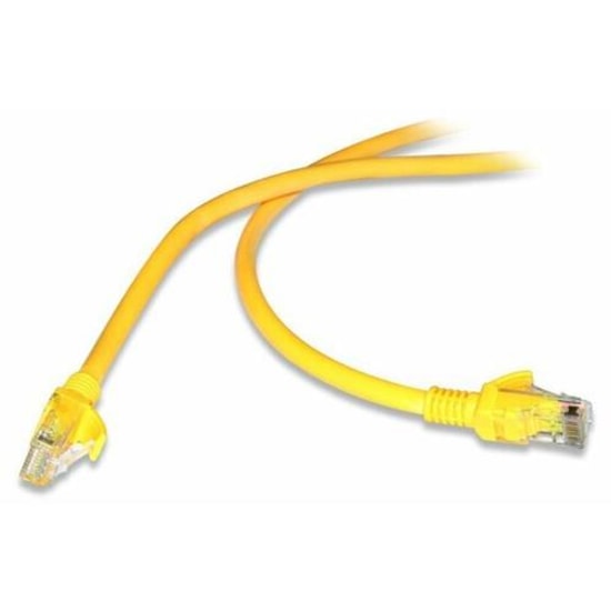 Flaxes FNK-615S 15 Metre Cat6 Network Patch Kablo Sarı - 1000GBT/250MHz, 24AWG Yüksek Performanslı Ethernet Kablosu