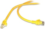 FLAXES FNK-601S 1 Metre Sarı CAT6 Patch Kablo - 1000 GBT, 250MHz, 24AWG Yüksek Performanslı Network Ethernet Kablosu