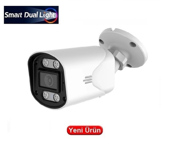 Ezcool EZ-4115IPS 5MP 3.6mm IP Bullet Kamera - Smart Dual Light, PoE Destekli, 40m Gece Görüş, H.265+, Sabit Lens, IP67